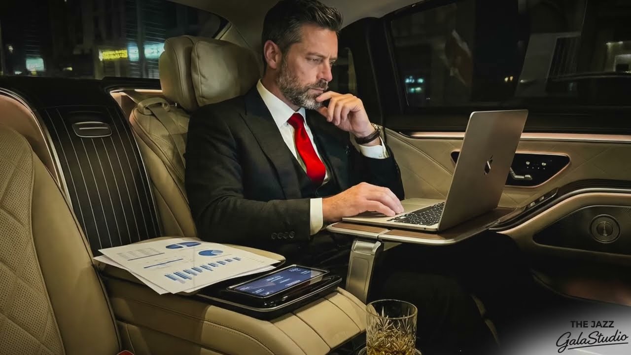 Late Night Empire: Luxury Jazz for Work & Focus 🌃 Deep Concentration, Coding & Night Drive Ambienc
