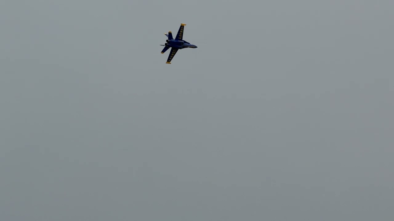 John hand launching his F-18 twin 40mm