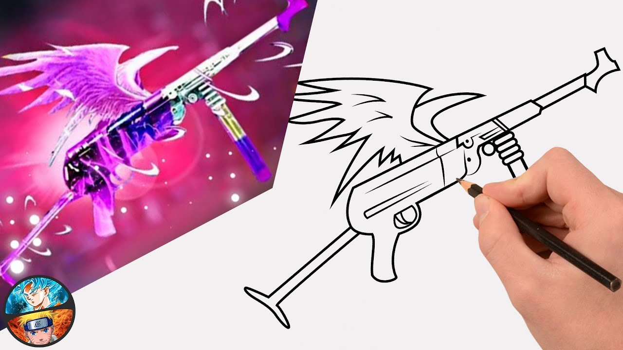 COMO DIBUJAR LA NUEVA MP40 ANGELICAL EVOLUTIVA DE FREE FIRE