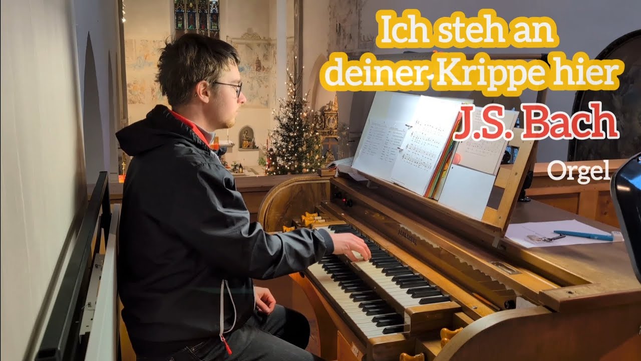 J.S. Bach: Ich steh an deiner Krippe hier (Orgel)