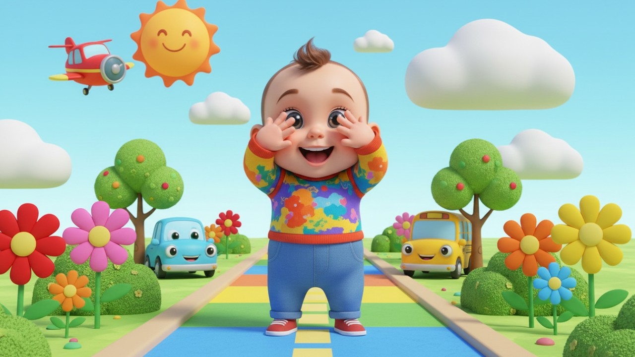 Juego del Escondite con Vehículos 🚗🙈 | Canciones infantiles en Español | Baby Song y Nursery Rhymes