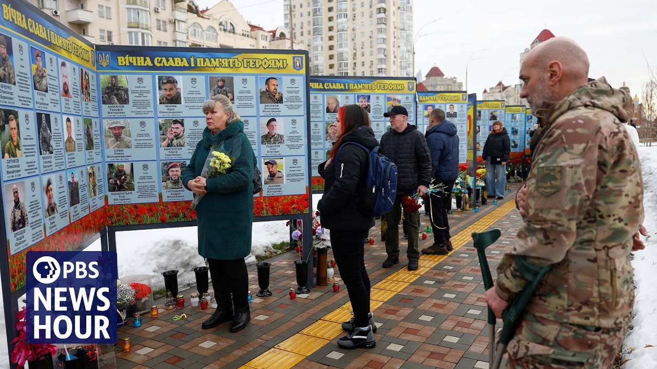 4 years into Russia's invasion, Ukrainians struggle with war's terrible toll
