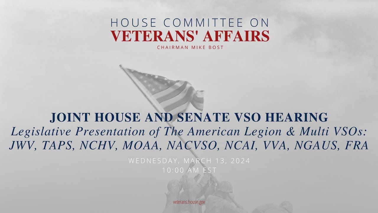 Joint House and Senate VSO Hearing
