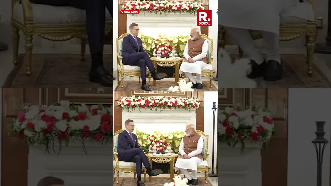 PM Modi Meets Finland President Alexander Stubb in Delhi
