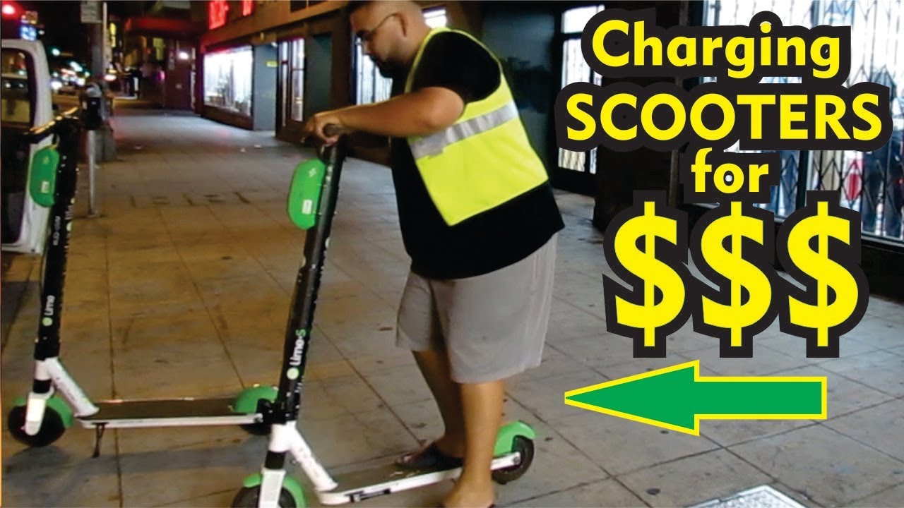 How much we made CHARGING LIME SCOOTERS in one day!