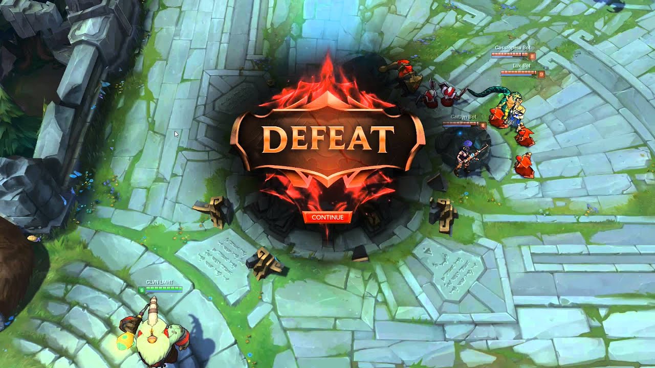 LOL PBE 2/26/2015 Update: End of Game Victory/Defeat New Animation
