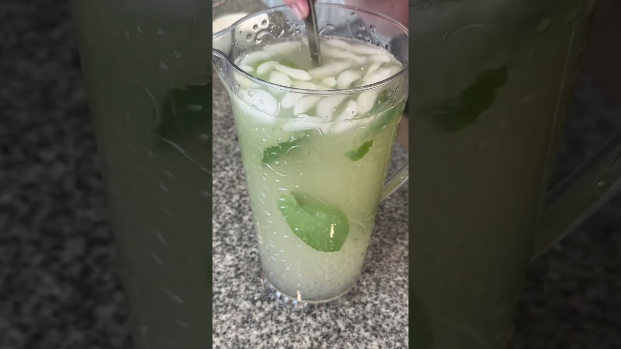 Agua Fresca de Toronja y Menta🍊 #trendingshorts  #trending