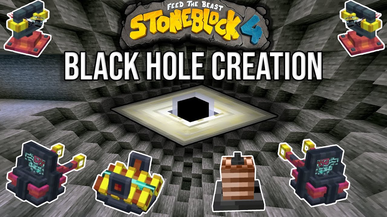 StoneBlock 4: How to Create the Oritech BLACK HOLE