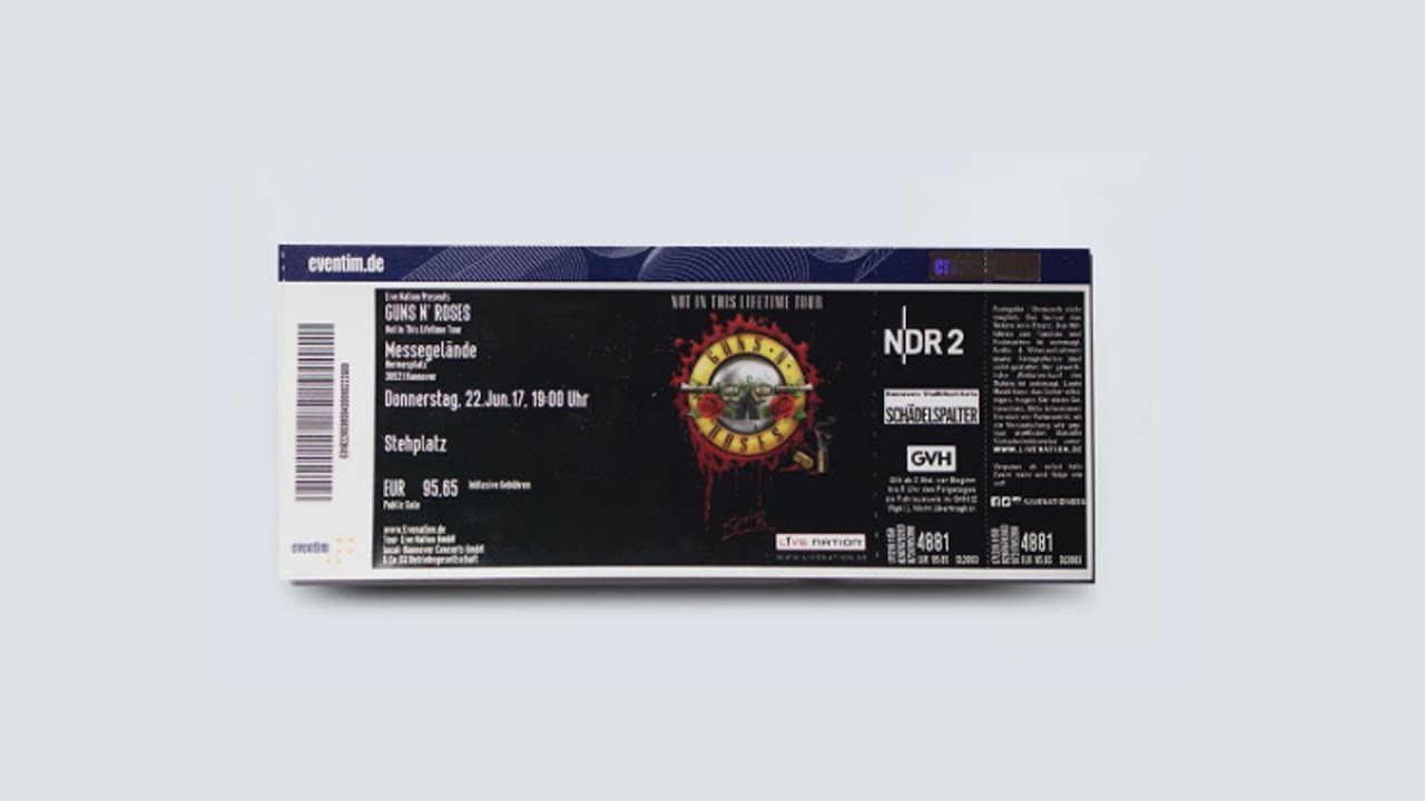 ERINNERUNGEN | Guns N Roses Hannover 2017