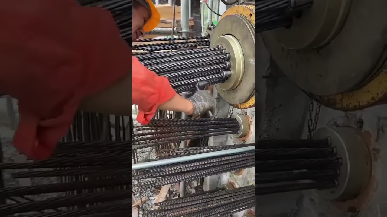 Prestressing in Construction #prestressing #concrete  #civilengineering #civilconstruction