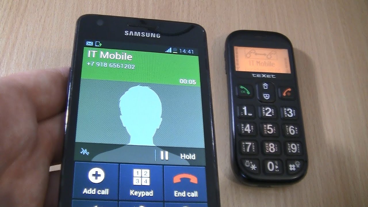 Over the Horizon Incoming call & Outgoing call at the Same Time teXet + Samsung S2 black