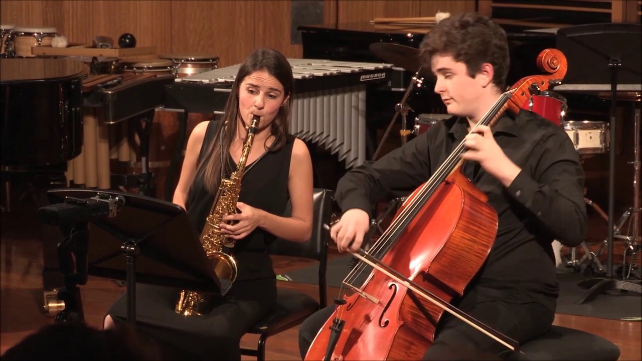 Kapustin: Duet for Alto Saxophone and Cello · Movement 3