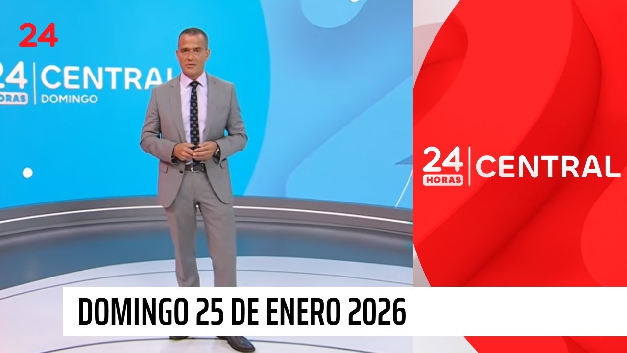 24 Horas Central - Domingo 25 de enero 2026