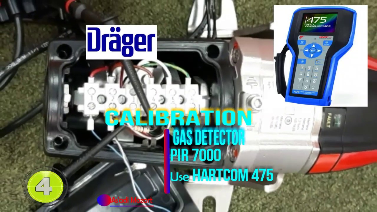 Ok (Part 2) Calibration Gas Detector Draeger PIR 7000 use HartCom 475