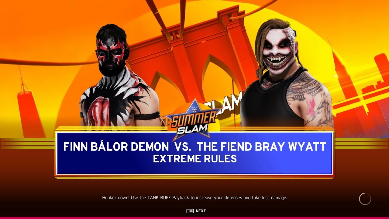 WWE 2K20 PC - Финн Балор (Демон) против Изверга Брея Уайатта - Extreme Rules