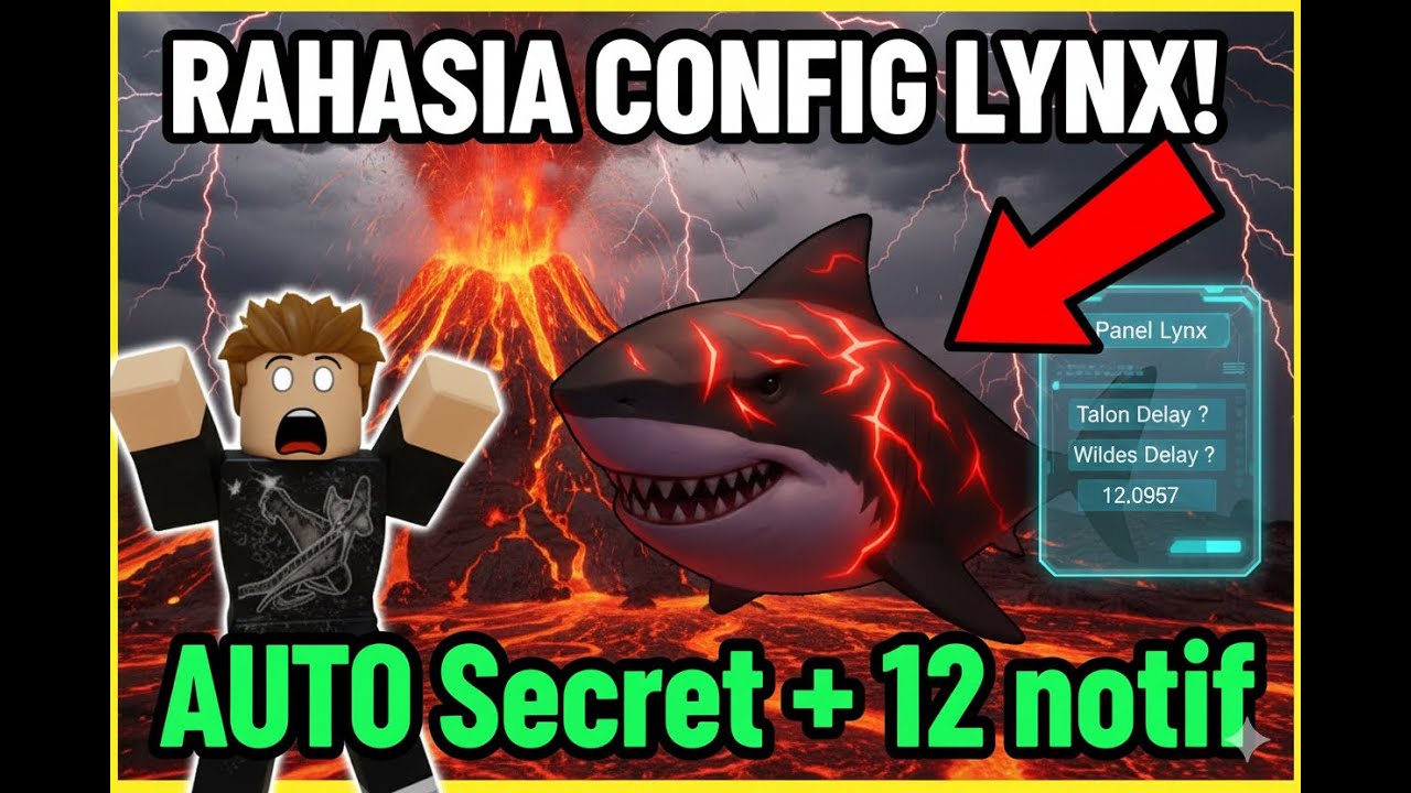 Setting LYNX FISH IT PALING GACOR! 12 notif & AUTO SECRET