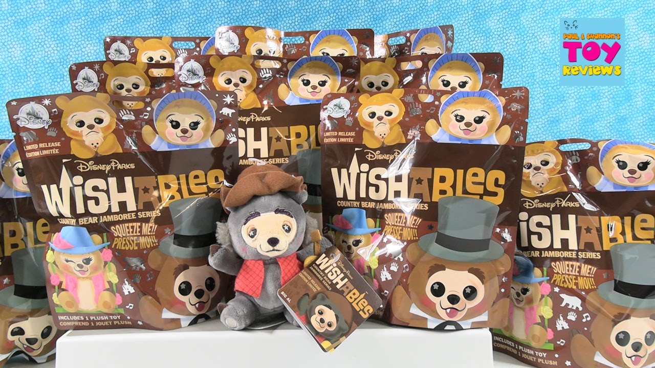 Disney Parks Wishables Country Bear Jamboree Series Blind Bag Plush Opening | PSToyReviews