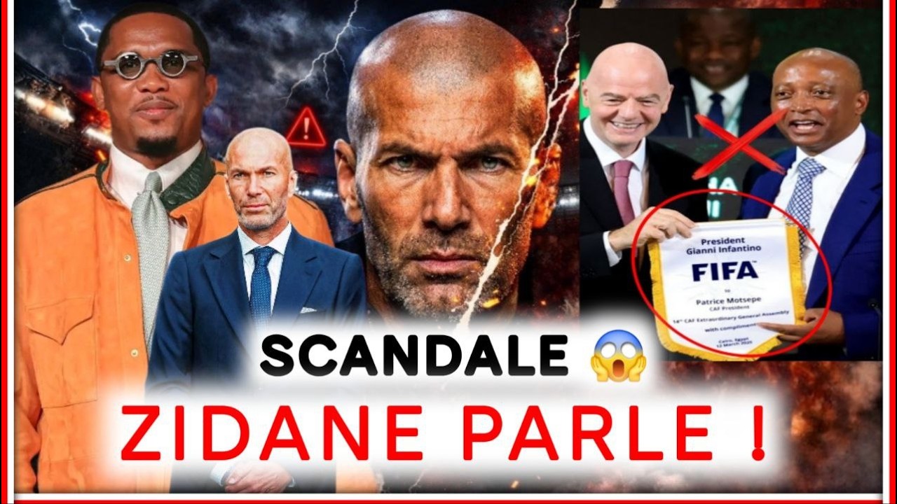 🚨 CAF ACCUSÉE Apres Eto’o ! ZIDANE DÉNONCE UN “VOL” CONTRE LE SÉNÉGAL 😳