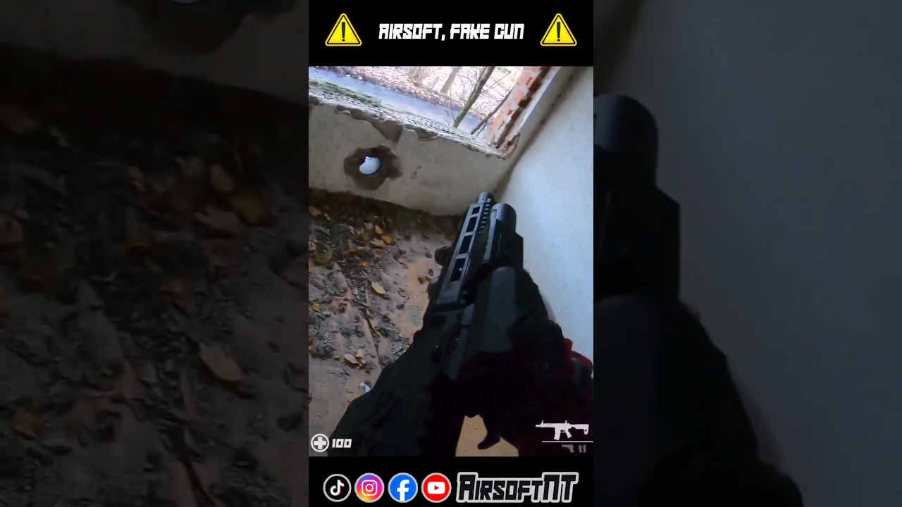 noice shot! 💀 #fakegun #airsoft