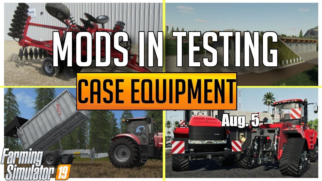 CASE QUADTRAC SERIES IN TESTING | MODS IN TESTING | FARMING SIMULATOR 19