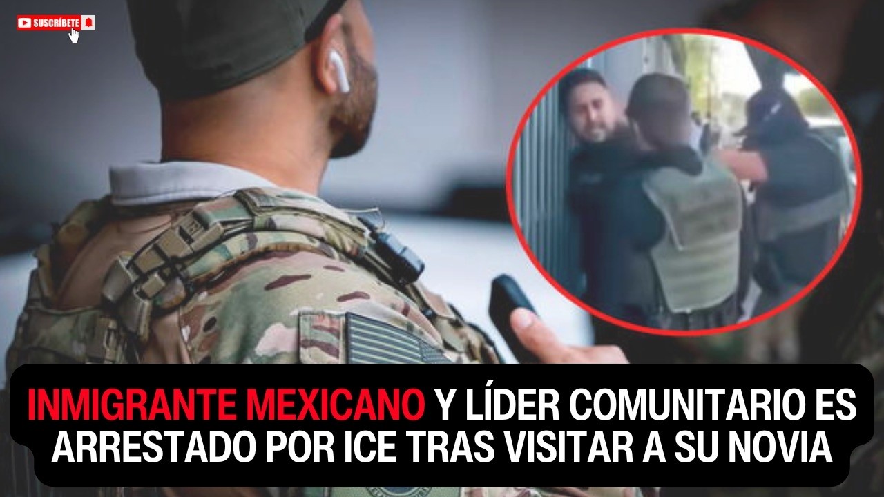 Un líder comunitario es arrestado por agentes de ICE en una parada de tráfico