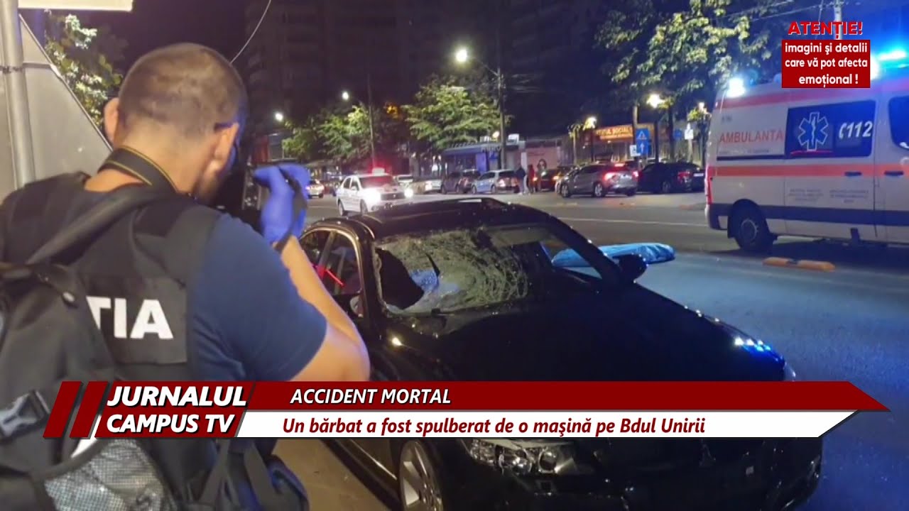 ACCIDENT MORTAL PE BULEVARDUL UNIRII