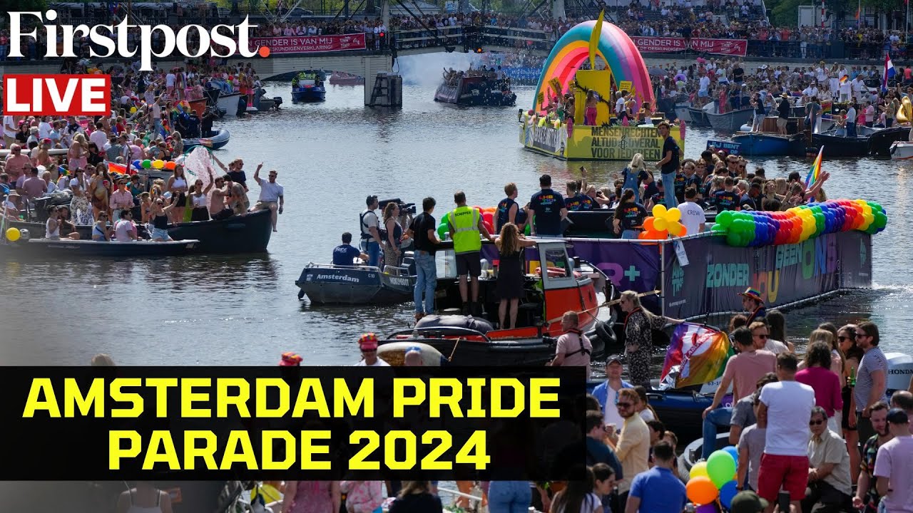 Amsterdam Pride Parade LIVE: Hundreds of Boats Join Queer and Pride Parade in Amsterdam