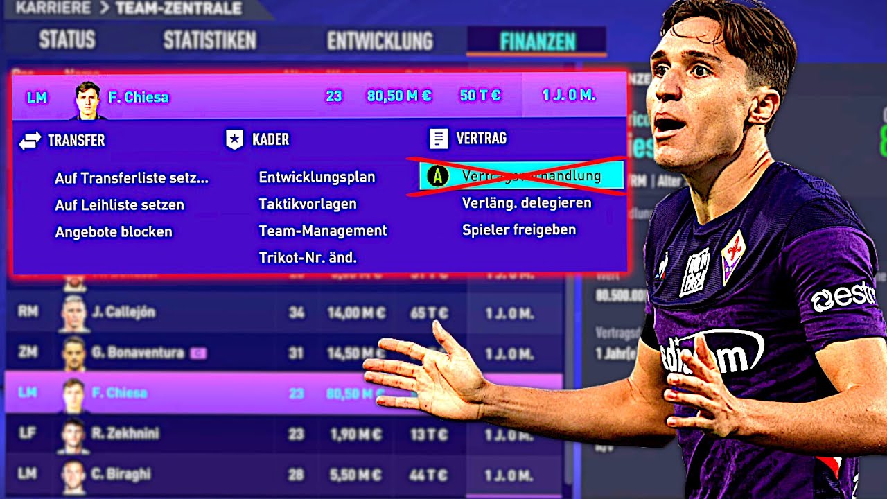 FIFA 21 : SPRINT TO GLORY ABER ICH DARF KEINE VERTRÄGE VERLÄNGERN !!! 📄❌ Florenz Sprint To Glory