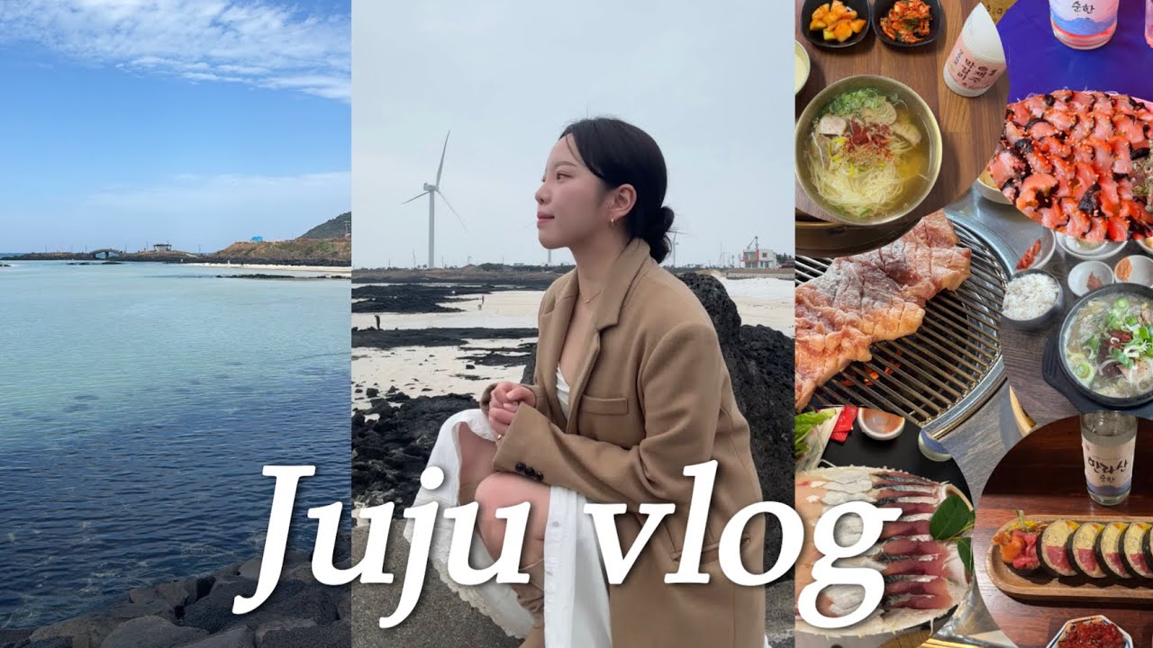 [vlog] 나혼자 2박3일 제주도 🌴 혼술 코스 이대로만 따라와 먹방 브이로그(김녕오라이/뿔소라/흑돼지/제주 동문시장/함덕 상상/금복국수/은희네 해장국/김녕식당/제주 맛집)