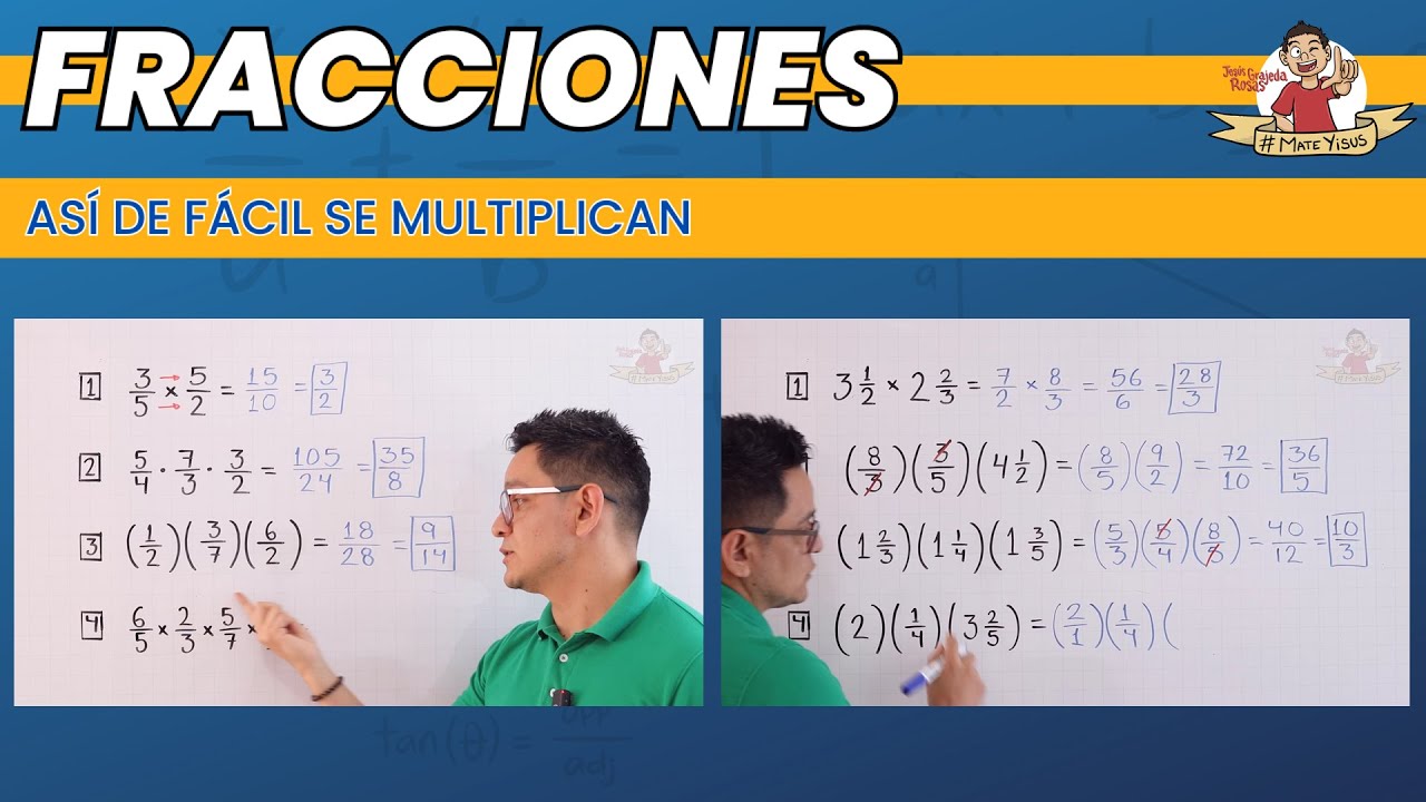 15. MULTIPLICACIÓN DE FRACCIONES | Todos los casos