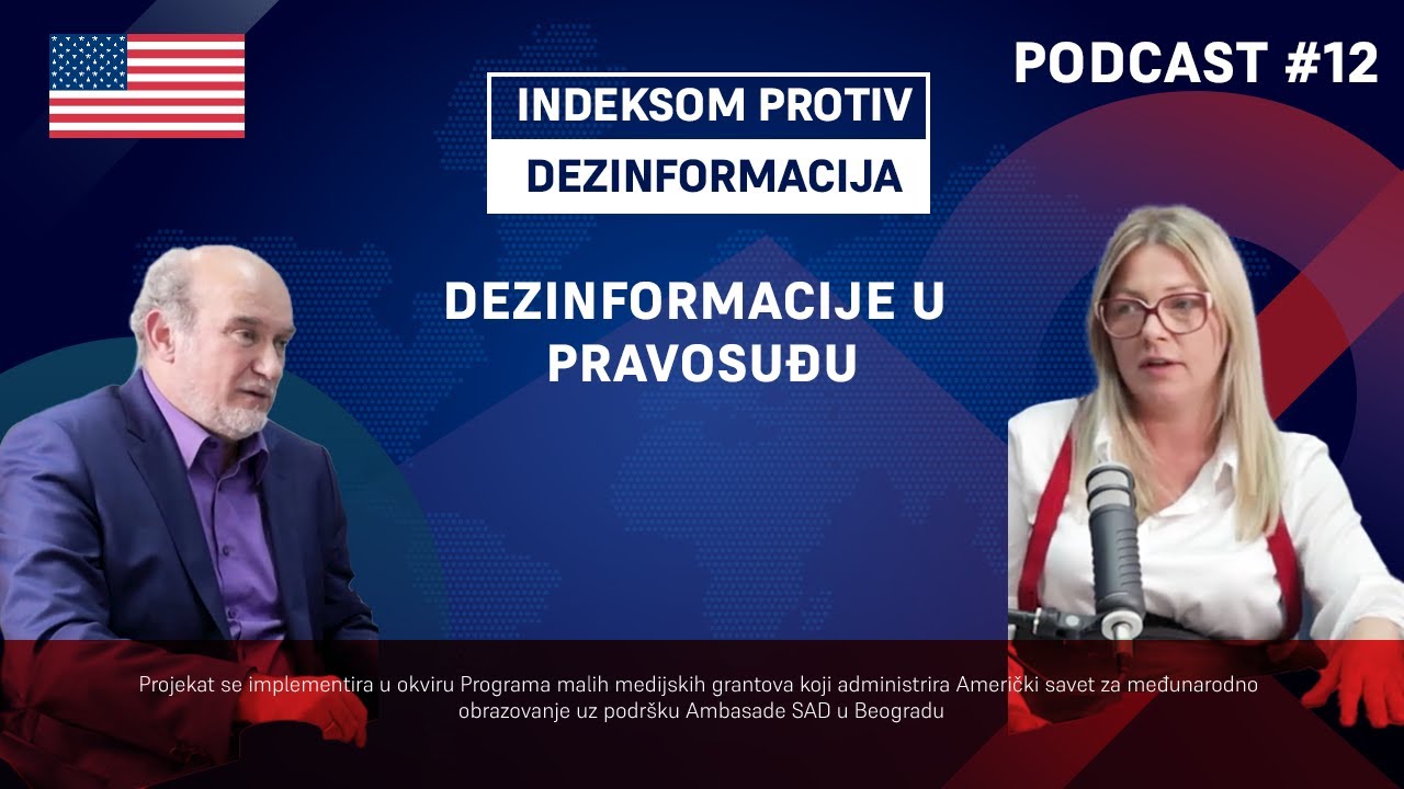 Podcast #12 - DEZINFORMACIJE U PRAVOSUĐU | Milan Marinović (Poverenik) i Milica Milić