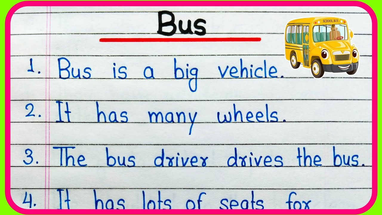 10 lines on Bus essay in English | Bus essay in English 10 lines | Short essay on Bus