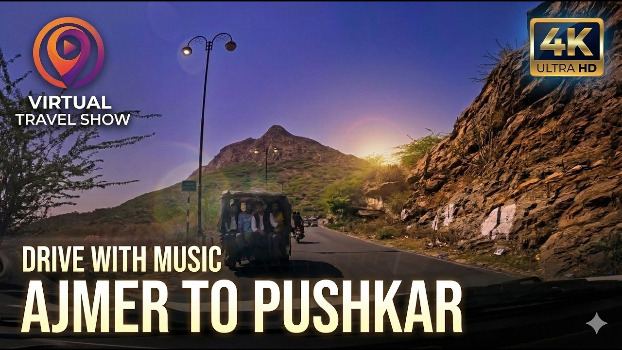 Ajmer to Pushkar Full Route: Crossing the Aravali Hills | 4K POV Cinematic Drive