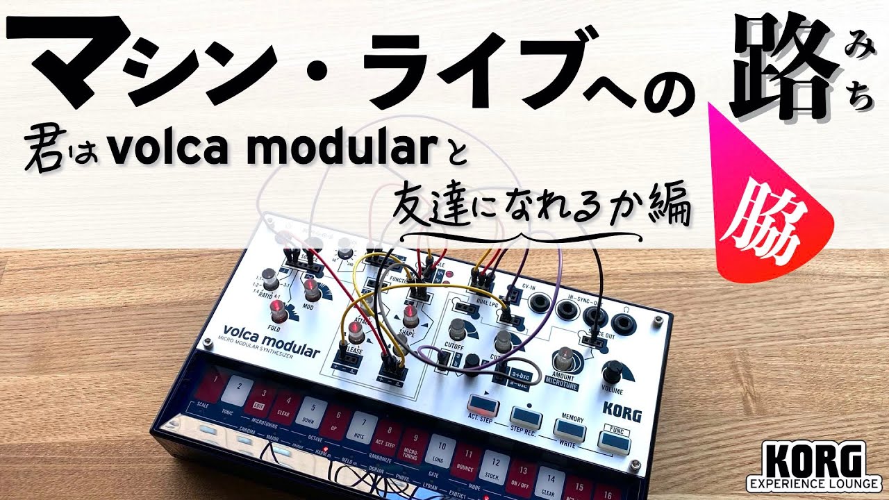 マシンライブへの脇道 ~君は volca modular と友達になれるか 編~【配信アーカイブ】
