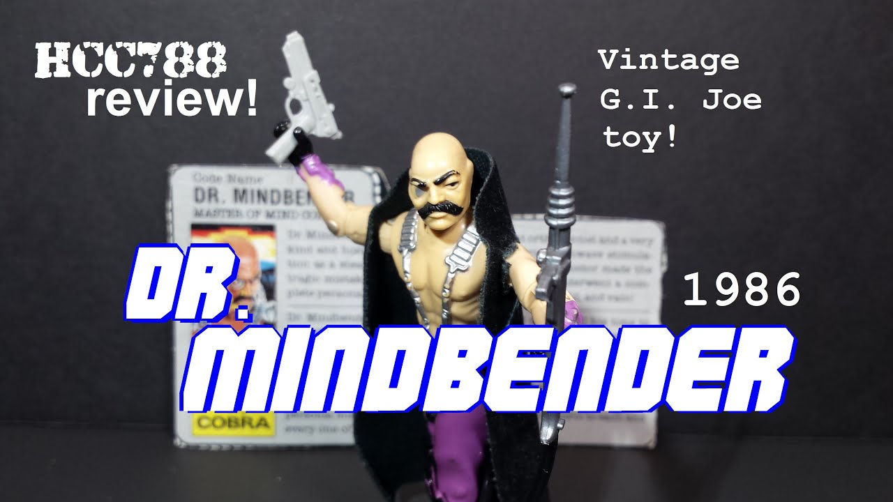 HCC788 - 1986 DR. MINDBENDER - Master of Mind Control - Винтажная игрушка G.I. Joe! HD S03E03