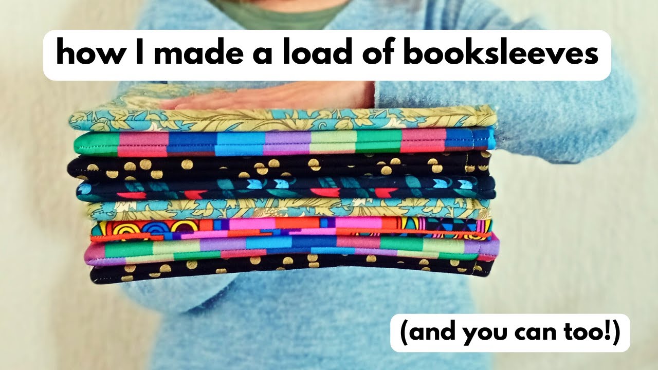 How to make lots of BOOK SLEEVES. 📖