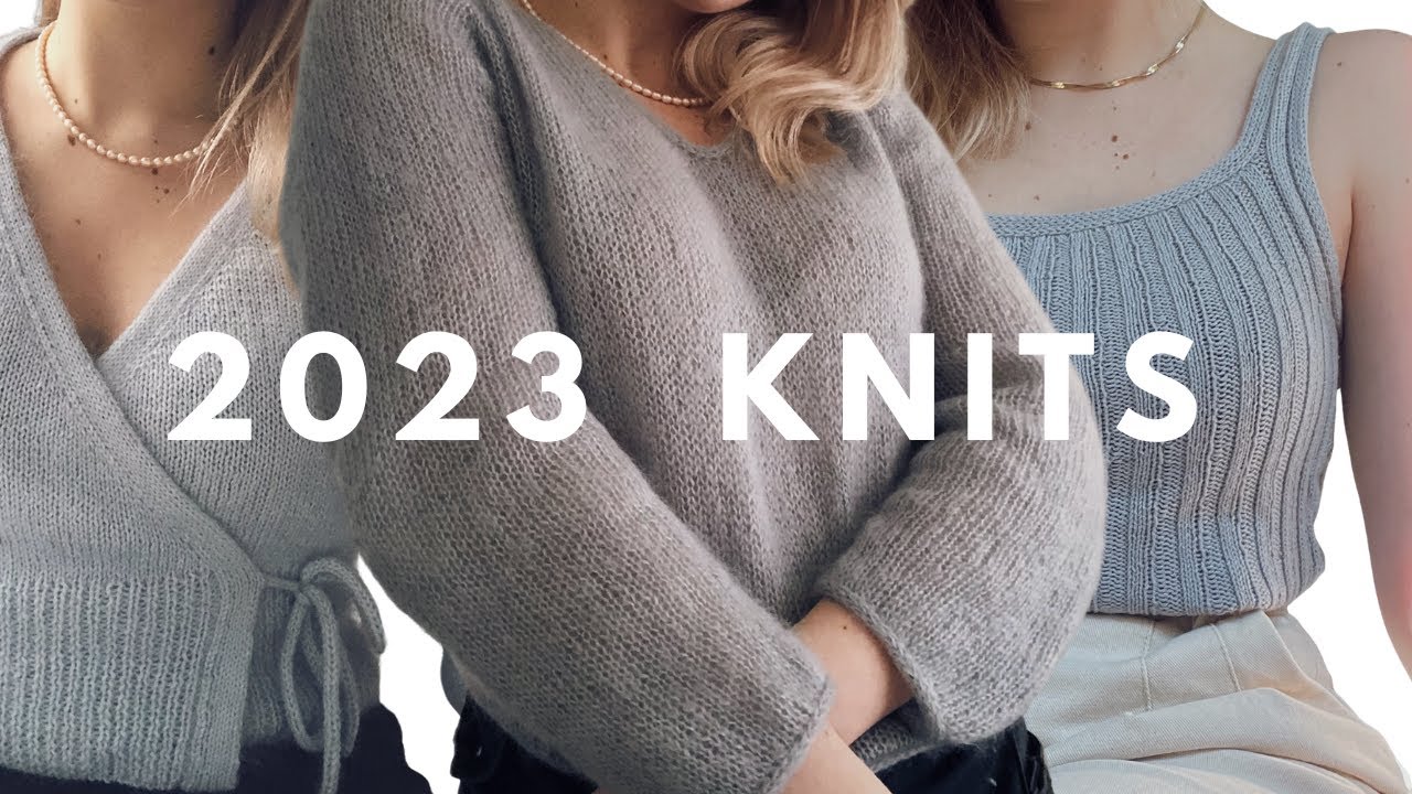 everything i knit in 2023 | the birth of my knitting for olive craze & notes on filcolana peruvian