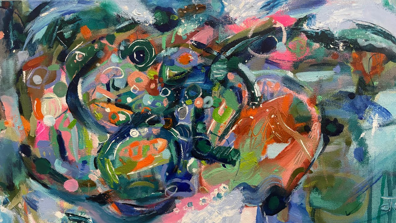Energy healing art -small works share - art portals @ jenniferscaliaart.com
