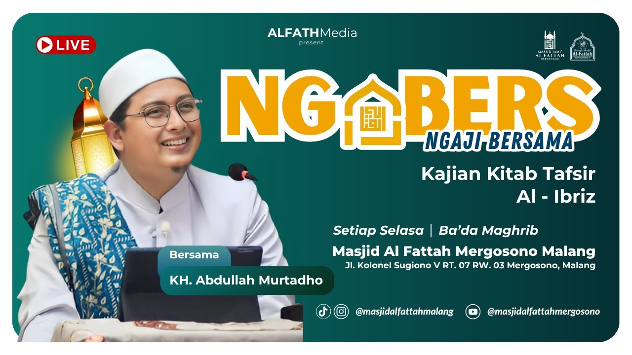 🔴 LIVE KAJIAN BA'DA MAGHRIB MASJID AL FATTAH MERGOSONO
