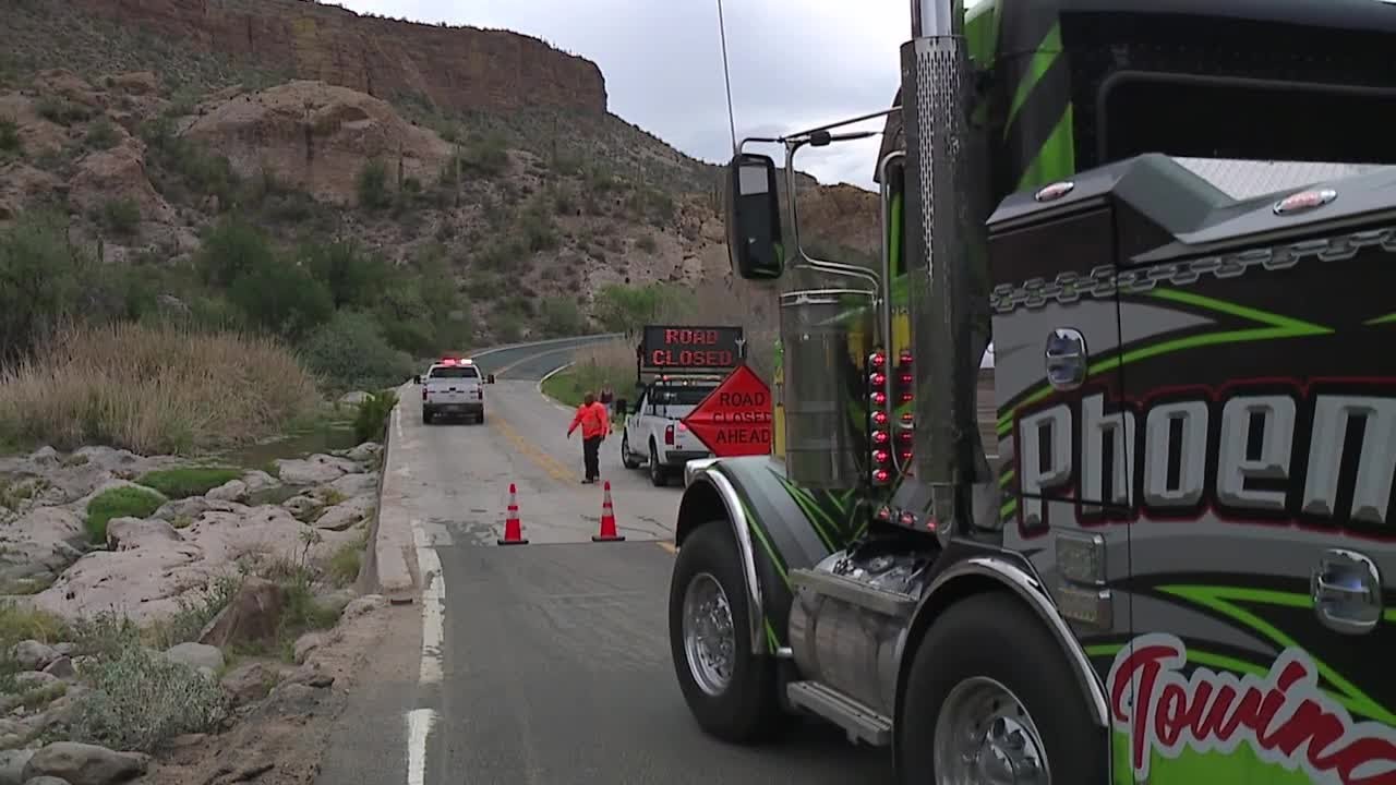 Three people rescued after vehicle veers off of cliff near Tortilla Flat