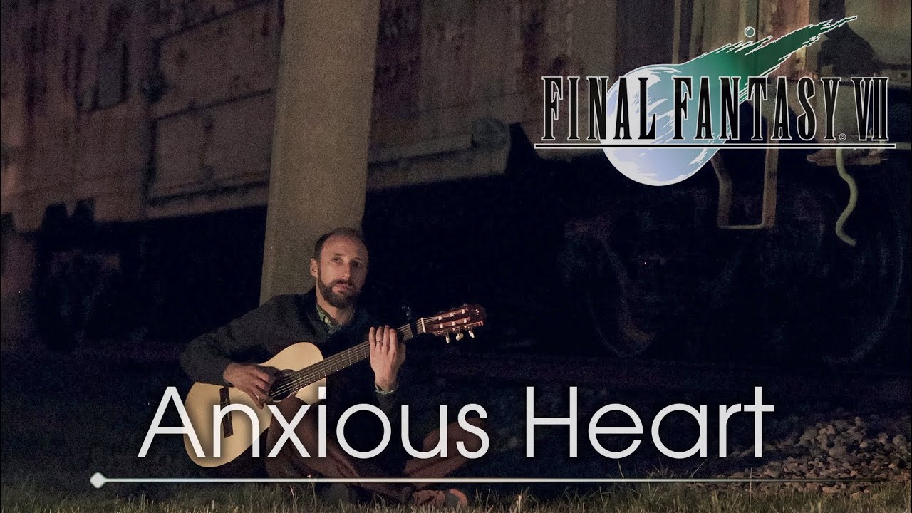 Anxious Heart on Acoustic Guitar played in the Midgar Sector 7 Train Graveyard (FFVII)