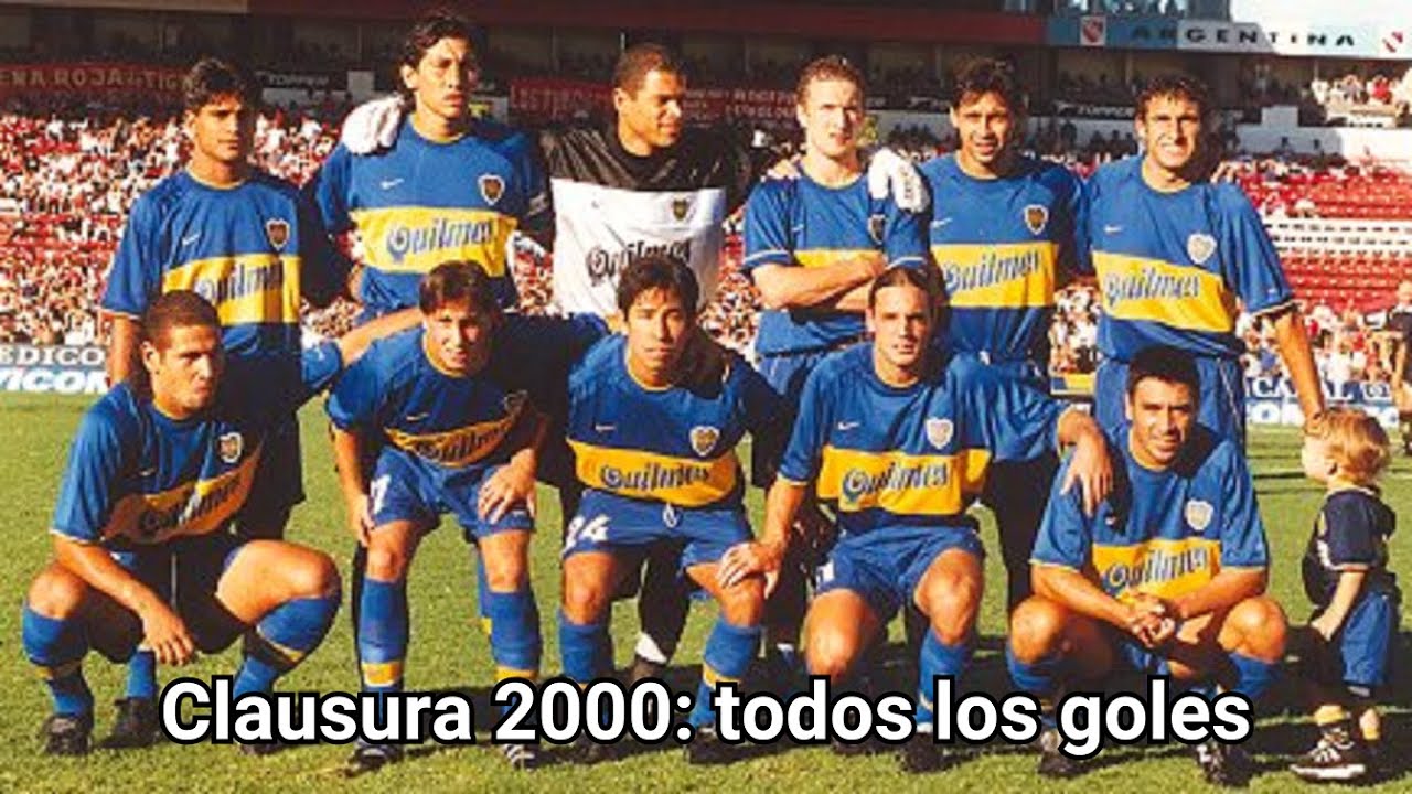 Todos los goles de Boca en el Torneo Clausura 2000