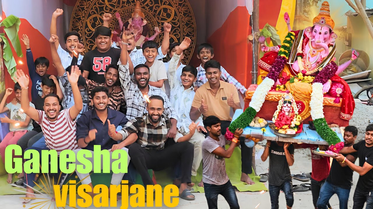 Day-3 Ganesha Visarjane🙏mathe Bani Boss🥹@MR_YUVA 