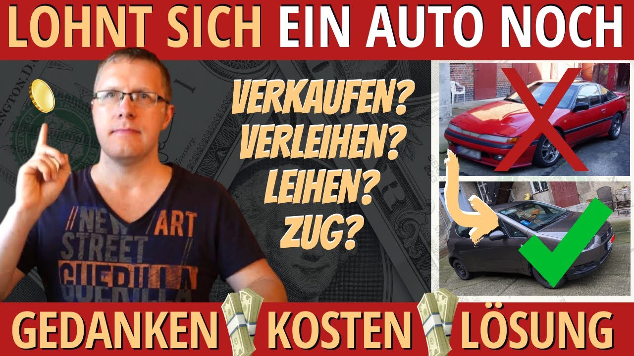 Frugal leben: BRAUCHE ICH EIN AUTO als Wenig-Fahrer? Gedanken, Kosten, und die verrückte Lösung 🤑
