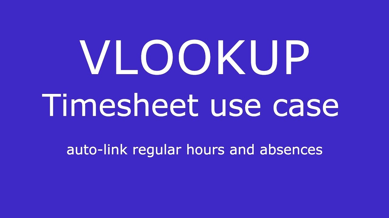 Timesheet use case using VLOOKUP on monday.com 1080p