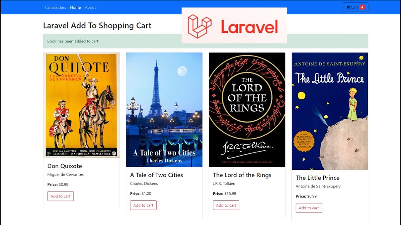 Laravel 10 Add To Shopping Cart