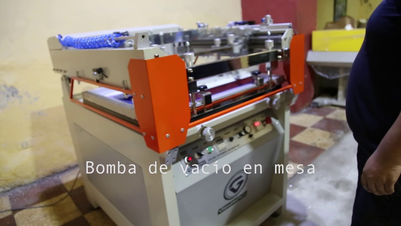 Máquina serigráfica Semi Automática - Visagráfica