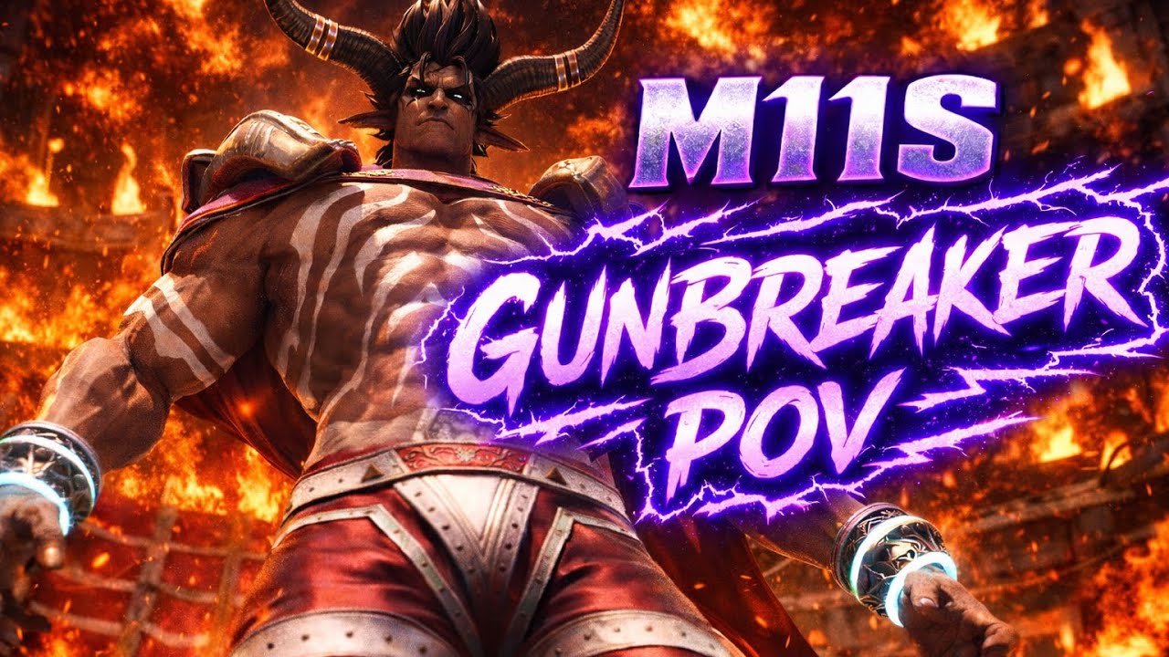 FFXIV - Arcadion M11S Savage Raid Reclear -  GunBreaker (GnB) PoV - 93 Parse
