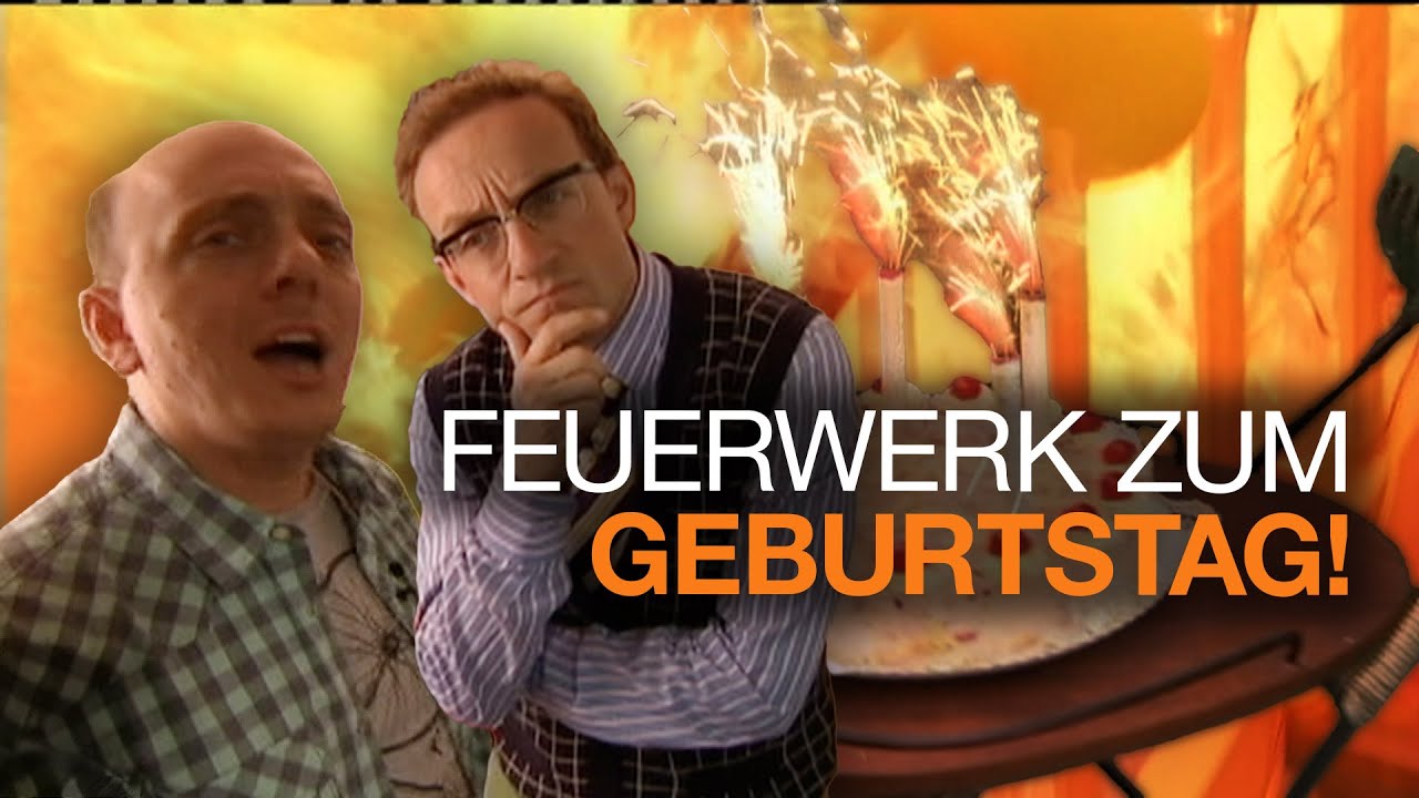 Fachgerechte Feuerwerks-Verwertung | Nicht nachmachen!