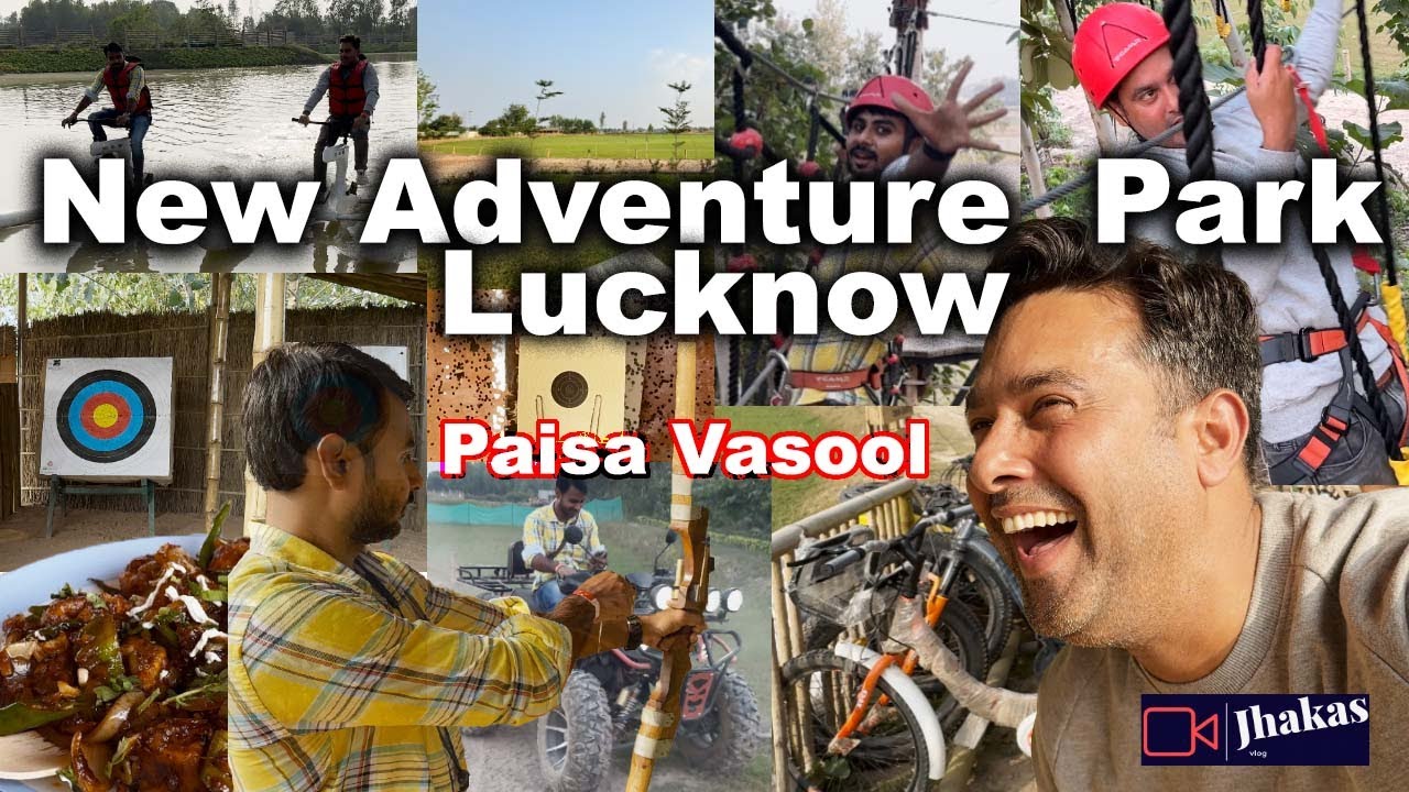 New Adventure Park Near Lucknow | Paisa Vasool Park Lucknow | Full Enjoyment | Pinak Adventure Park